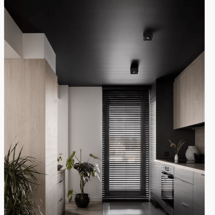 LUCES ACAMIEL LE61617/8 square ceiling lamp GU10 white, black