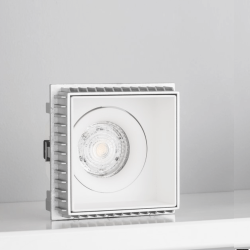 LUCES APARTADO LE61371/2 recessed luminaire GU10 white, black square