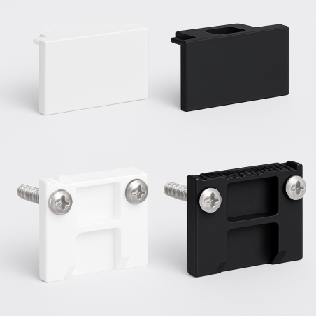 STUCCHI MICRO end cap for rail white, black