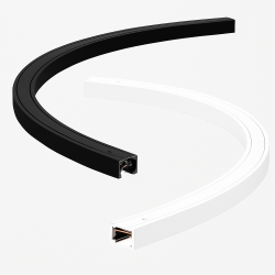 Stucchi MICRO 9600-R03/R05 surface-mounted arch rail, black, white