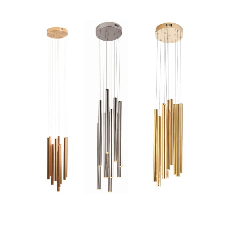 Maxlight ORGANIC P0206, P0265, P0524 LED 10W chrom, złoto