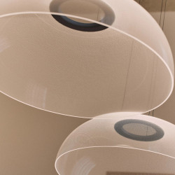 STILNOVO DEMI 8890, 8892 lampa wisząca LED klosz 70cm 2700-3000K