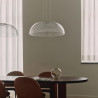 STILNOVO DEMI 8890, 8892 transparent pendant lamp 70cm LED 2700K-3000K