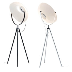 STILNOVO Demi Moon 9775, 9776 tripod floor LED lamp white or black