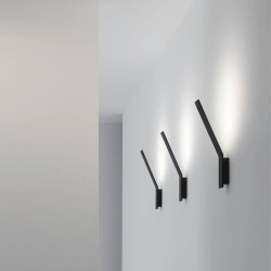 STILNOVO LAMA 7104, 7137 modern 21W LED wall light white, black 3000K