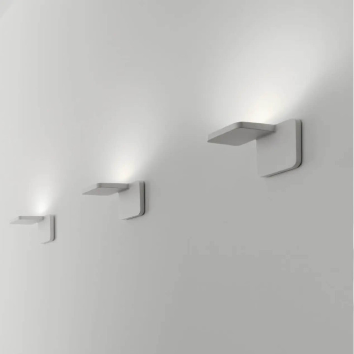 STILNOVO QUAD 7750, 7753 włoski kinkiet LED 19W biały, czarny 3000K