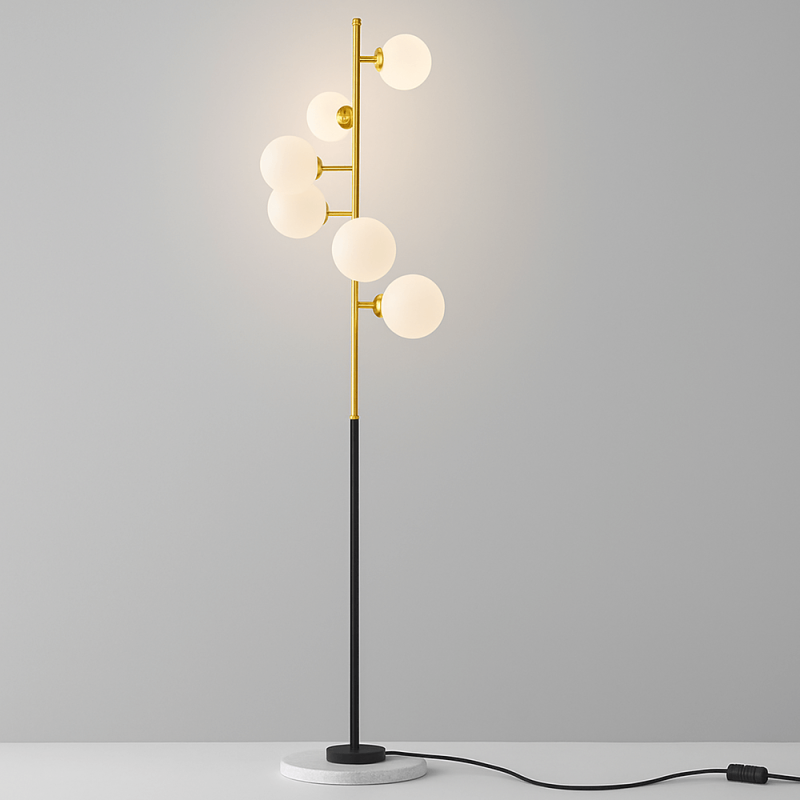 STILNOVO Galassia 9560 floor lamp 6xE14 2700K 4836lm