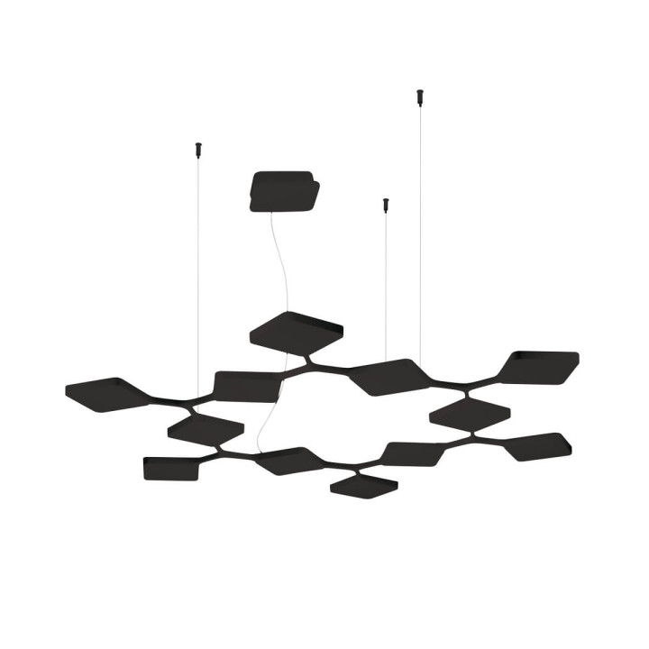 STILNOVO Quad 8112, 8113 pendant lamp LED 91W 3000K, CRI90, DALI-Push
