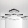 STILNOVO QUAD 8524, 8525 pendant lamp LED 90W DALI-Push up/down