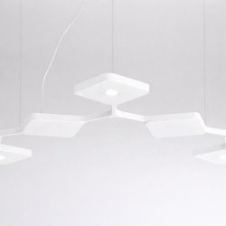STILNOVO QUAD 8524, 8525 pendant lamp LED 90W DALI-Push up/down