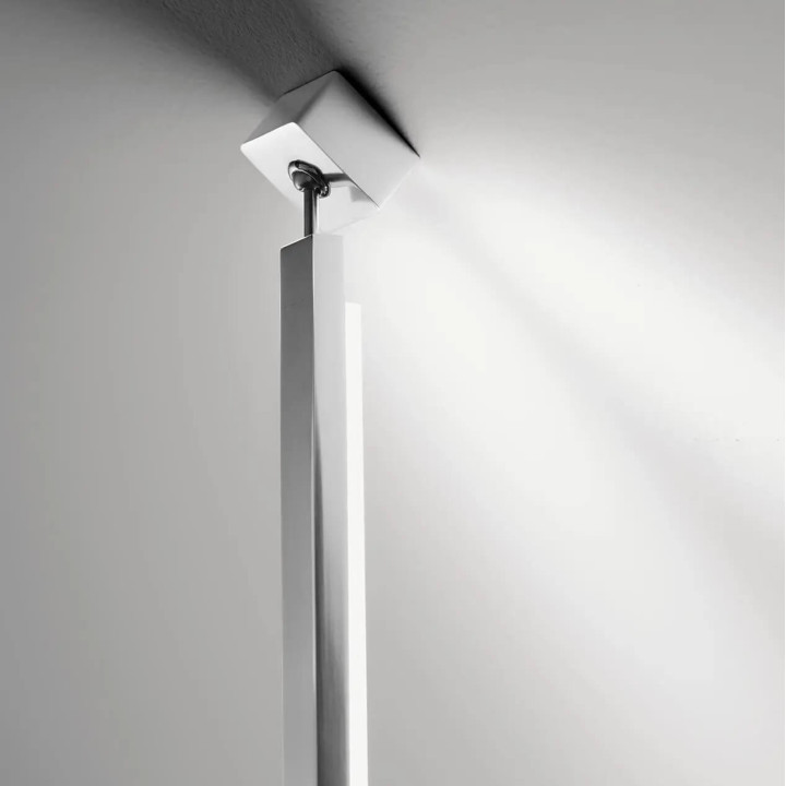 STILNOVO XILEMA 7773, 7774 lampa wisząca LED 25W biała, aluminium