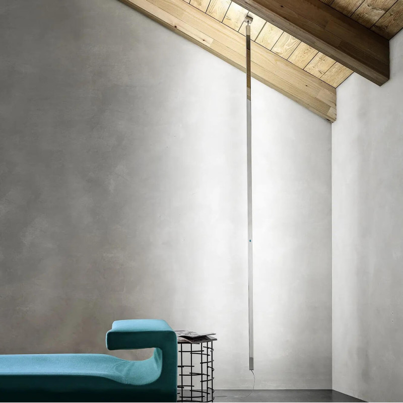 STILNOVO XILEMA 7773, 7774 lampa wisząca LED 25W biała, aluminium