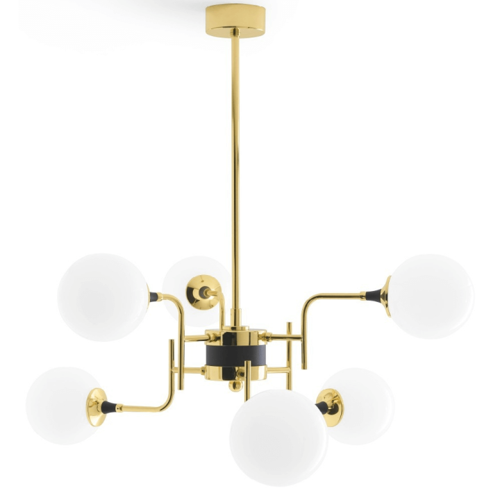 STILNOVO GALASSIA 9556 hanging lamp spheres 6xE14