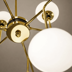 STILNOVO GALASSIA 9556 hanging lamp spheres 6xE14