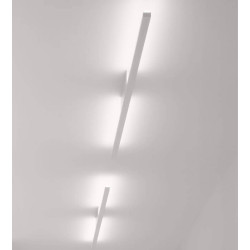 STILNOVO XILEMA 7767, 7768 LED wall lamp 149cm, white, aluminum 34W