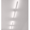 STILNOVO XILEMA 7767, 7768 LED wall lamp 149cm, white, aluminum 34W