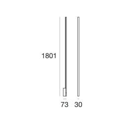 STILNOVO XILEMA 7777, 7778 kinkiet LED 25W 180cm biały, aluminium