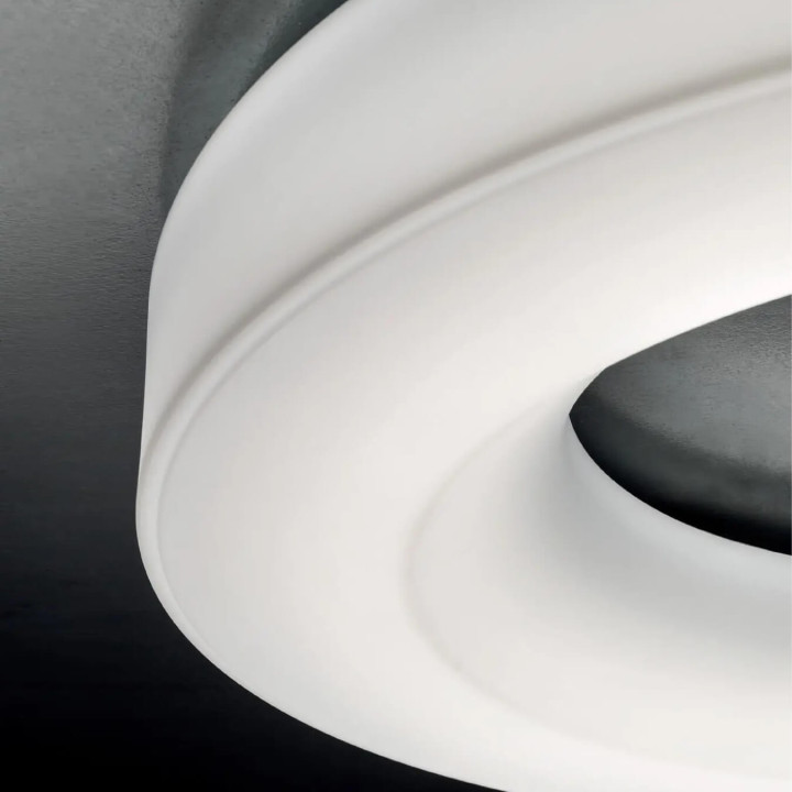STILNOVO SATURN 7651, 7653 white surface LED lamp 75cm, 115cm DALI