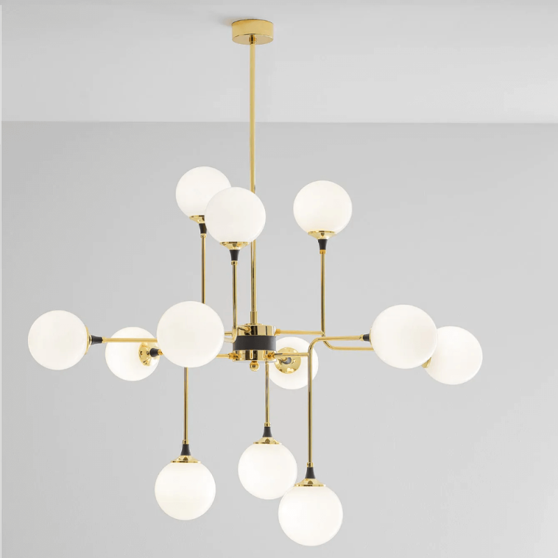 STILNOVO GALASSIA 9555 lampa wisząca 12xE14 kule