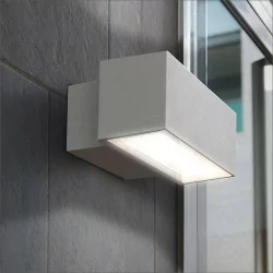 LEDS-C4 Afrodita LED kinkiet 8x1W jasno szary