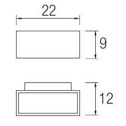 LEDS-C4 Afrodita 05-9912-34-CL LED wall lamp