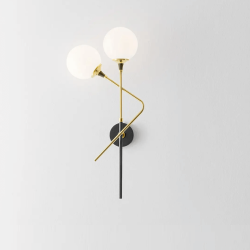 STILNOVO GALASSIA 9557, 9558 wall lamp 2xE14 balls right/left version