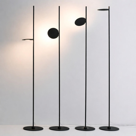 STILNOVO KIMIA 8545, 8546 tall LED floor lamp 25W white or black