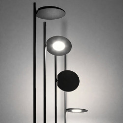 STILNOVO KIMIA 8545, 8546 tall LED floor lamp 25W white or black