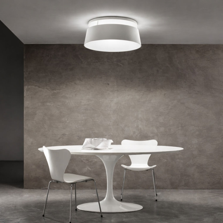 STILNOVO OXYGEN 8085, 8086, 8087, 8088 włoski plafon LED 75cm DALI