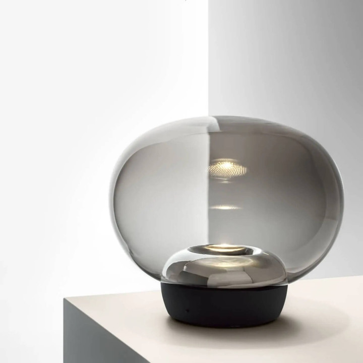 STILNOVO LA MARIEE tab 8628, 8629, 8630, 8631 szklana lampa stołowa