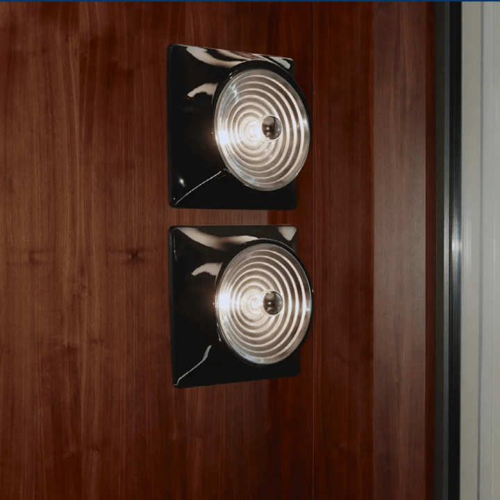 STILNOVO GOLETTA ceiling/wall lamp white, black, red