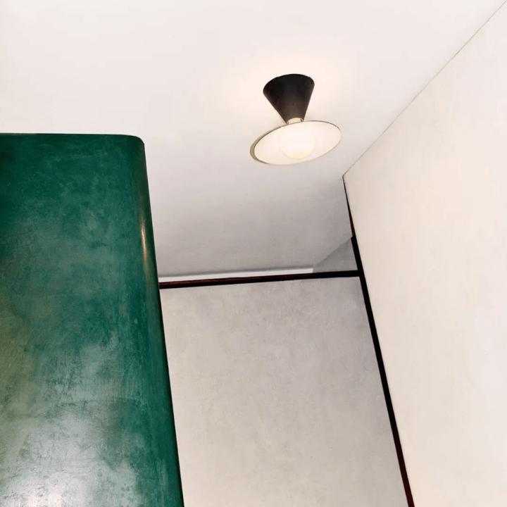 STILNOVO FANTE 8967, 8969 LED ceiling lamp 2700K black, terracotta