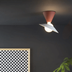 STILNOVO FANTE 8967, 8969 LED ceiling lamp 2700K black, terracotta