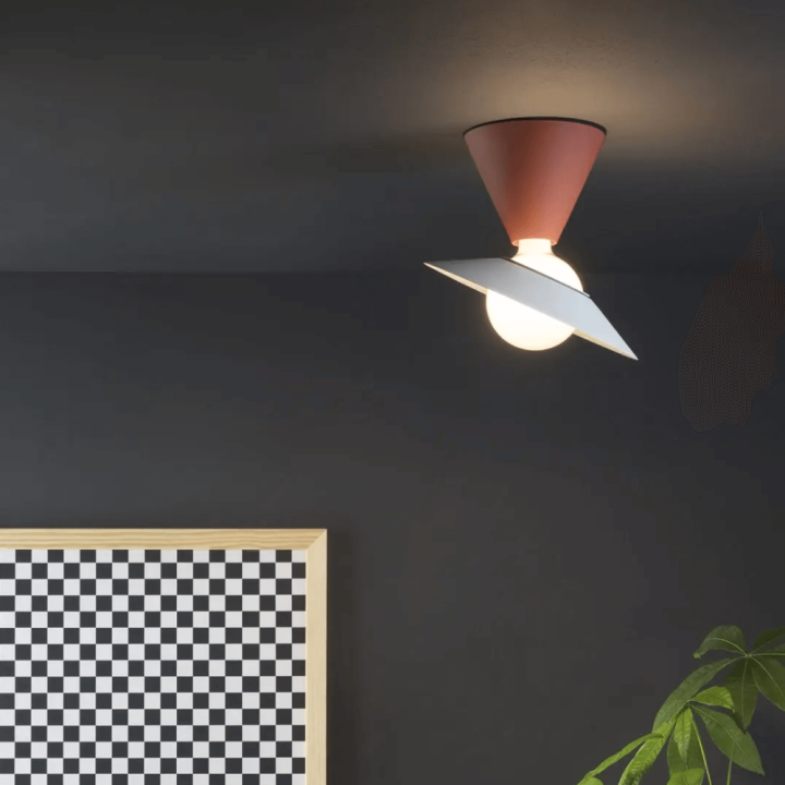 STILNOVO FANTE 8967, 8969 lampa sufitowa LED 2700K czarna, terakota