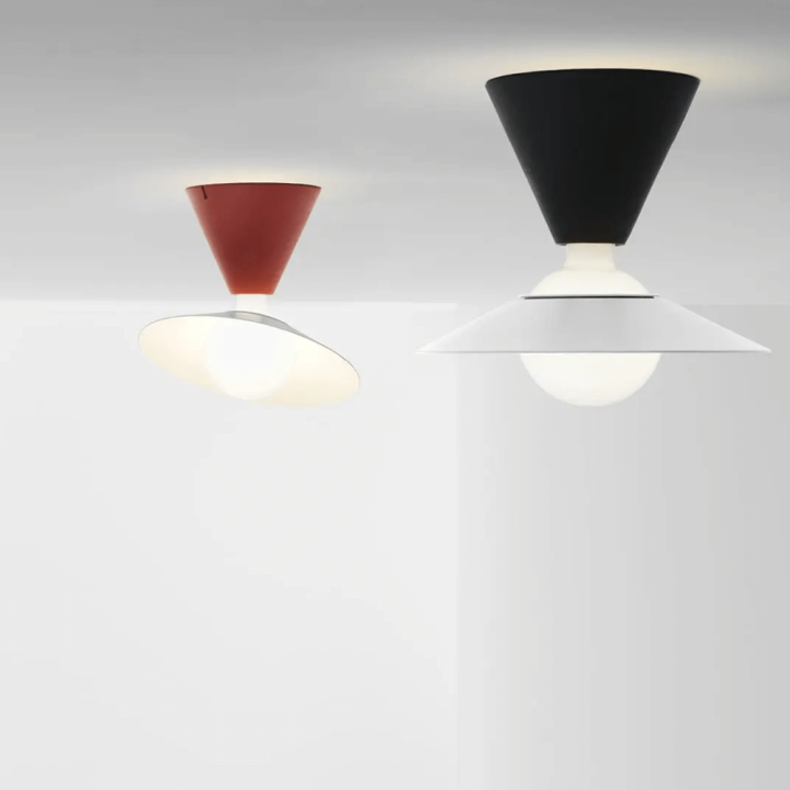 STILNOVO FANTE 8967, 8969 LED ceiling lamp 2700K black, terracotta