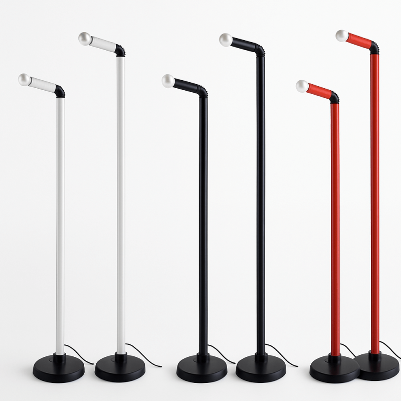 STILNOVO Periscopio lampa podłogowa 131/197cm biała, czarna, czerwona
