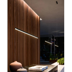 LINEA LIGHT HALFPIPE 9809 podłużna lampa wisząca LED 98cm, 143cm