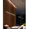 LINEA LIGHT HALFPIPE 9809 podłużna lampa wisząca LED 98cm, 143cm