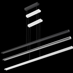 LINEA LIGHT HALFPIPE 9809 podłużna lampa wisząca LED 98cm, 143cm