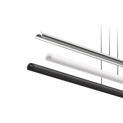 LINEA LIGHT HALFPIPE 9809 linear LED pendant light 98cm or 143cm