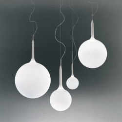 Artemide Castore Sospensione lampa wisząca z opalowego szkła Ø14–42cm