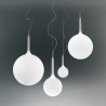 Artemide Castore Sospensione pendant light opal glass Ø14–42cm