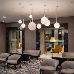 Artemide Castore Sospensione lampa wisząca z opalowego szkła Ø14–42cm