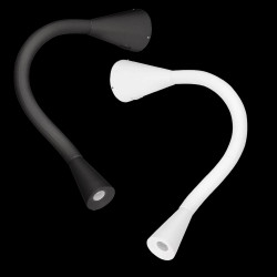 Kinkiet LED Linea Light SNAKE 7232, 7233 biały, czarny z włącznikiem