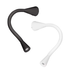 Kinkiet LED Linea Light SNAKE 7232, 7233 biały, czarny z włącznikiem