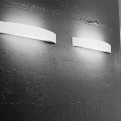 LINEA LIGHT Curve 1140, 1141, 1146 kinkiet LED biały, rdzawy, beton