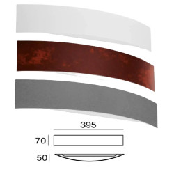 LINEA LIGHT Curve 1140, 1141, 1146 wall light white, rust, concrete