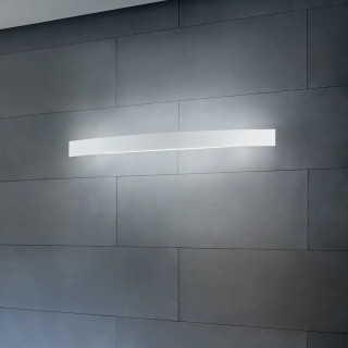 LINEA LIGHT Curve 1143, 1144, 1147 white, rust, concrete wall 69cm