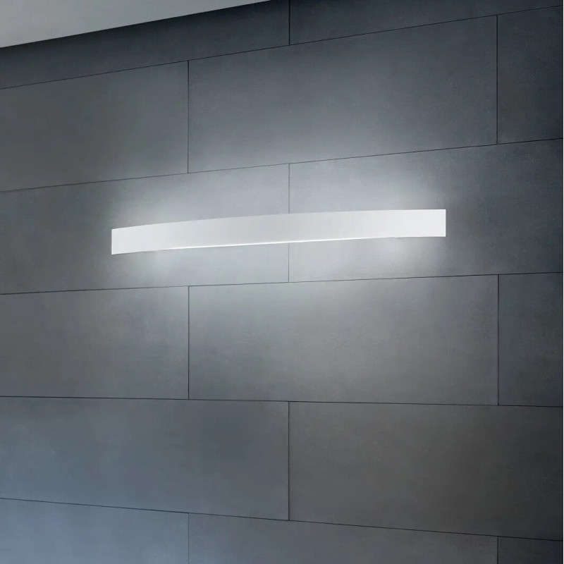 LINEA LIGHT Curve 1143, 1144, 1147 biały, rdza, beton kinkiet LED 69cm