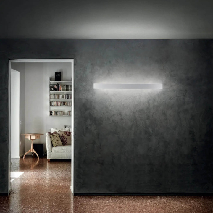 LINEA LIGHT Curve 1143, 1144, 1147 biały, rdza, beton kinkiet LED 69cm